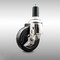 Service Caster 4 Inch 316SS Soft Rubber Wheel Swivel 1-1/4 Inch Expanding Stem Caster Brake SCC SCC-SS316EX20S414-SRS-TLB-114 - alternate 1